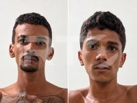 Os presos foram identificados como Breno Almeida Porto, de 24 anos, e Weverson Eduardo Jardim de Sousa