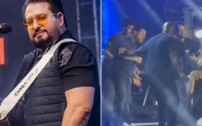 Marrone sofre queda do palco em show e preocupa fãs às vésperas da Agrotins