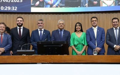 Empossada nova Mesa Diretora da Assembleia, presidida por Amélio Cayres