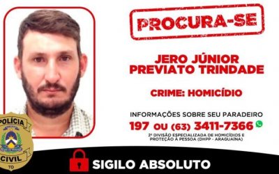 Polícia Civil procura homem foragido da justiça por homicídio em Aragominas