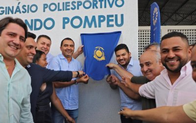 Em Cariri do Tocantins, governador Wanderlei Barbosa entrega reforma do Ginásio Poliesportivo que recebeu R$ 1,8 milhão do Governo do Tocantins
