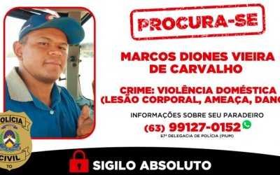 Polícia procura homem investigado por violência doméstica