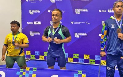 Estudante de Xambioá ganha campeonato de halterofilismo em São Paulo