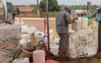 Recebimentos itinerante de embalagens vazias de agrotóxicos vão ocorrer em três municípios do norte do Tocantins