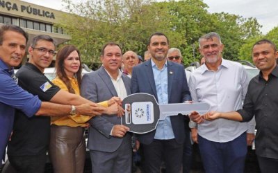 Governador Wanderlei Barbosa autoriza concurso da Polícia Civil com 381 vagas e entrega 210 veículos para renovar frota da Segurança Pública