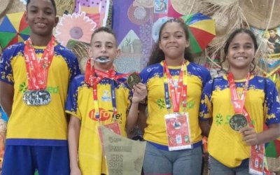 Delegação tocantinense conquista 1º lugar da Série Bronze no badminton nos JEBs 2024