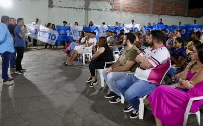 ?Será marco do meu 1º ano de mandato um ginásio poliesportivo de grande porte?, garante Jorge Frederico em reunião com esportivas araguainenses