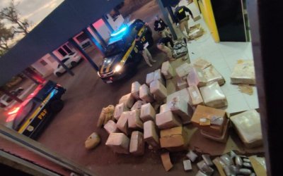 PRF realiza maior apreensão de drogas do ano no Tocantins