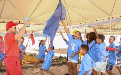 Brincadeiras e aprendizado contemplam crianças com o Projeto Botinho, do Governo do Tocantins, em Barra do Ouro