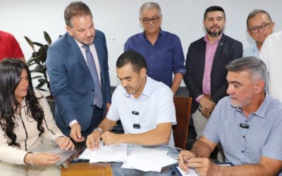 Governador Wanderlei Barbosa cumpre agenda em Portugal e Amélio Cayres assume o governo até 03/07