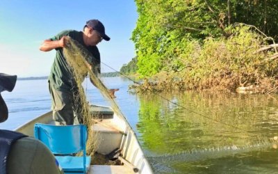 Operação Malha Fina do Naturatins apreende mais de 3 mil metros de redes de pesca