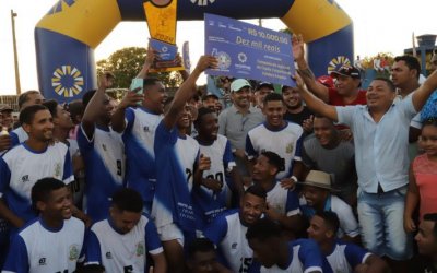 Governo do Tocantins premia os campeões das regionais Sul, Centro, Meio Norte e Vale do Araguaia da maior competição de futebol amador já realizada no Estado