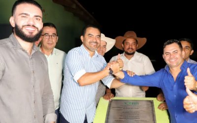 Com entrega de obras, governador Wanderlei Barbosa celebra o aniversário de Rio dos Bois