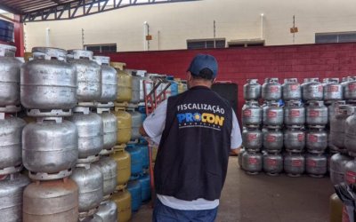 PROCON aponta que Paraíso, Araguaína e Palmas tem o botijão de gás mais caro do TO