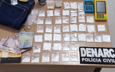 Polícia prende casal suspeito de traficar drogas em Araguaína