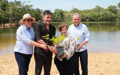 Governo do Tocantins planta mudas nativas com o projeto Plantando Água e inaugura Parque Temático na Semana Estadual da Água em Gurupi
