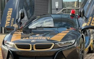 Apreendido pela PF, carro de luxo vira viatura em Palmas