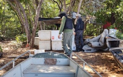 Naturatins apreende 5.950 metros de redes, 40 quilos de pescado e aplica mais de R$ 14 mil em multas