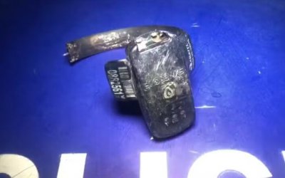 Tornozeleira eletrônica é encontrada dentro de vaso sanitário em restaurante de Araguaína