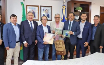 Governador Wanderlei Barbosa reforça parceria com o Sebrae ao receber presidente nacional Décio Lima