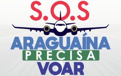Com aeroporto há mais de 10 anos em reforma, ACIARA lança campanha ?Araguaína precisa voar?