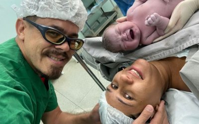 Primeiro bebê nascido no SUS, em 2024, é de Palmas