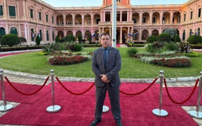 Secretário de Segurança Pública do Tocantins Representa o Estado na posse do presidente do Paraguai