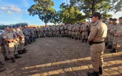 PM reforça policiamento na capital com 60 militares do interior