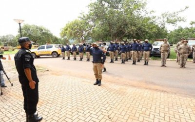 Comando Geral da PMTO apresenta em solenidade, o novo fardamento do BPMRED