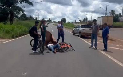 Vítima foi levada para o HRA