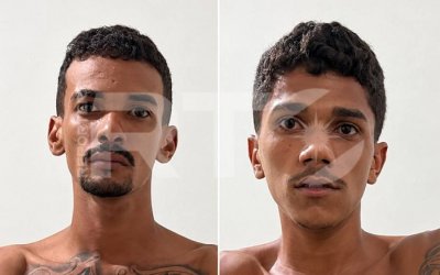 Os presos foram identificados como Breno Almeida Porto, de 24 anos, e Weverson Eduardo Jardim de Sousa