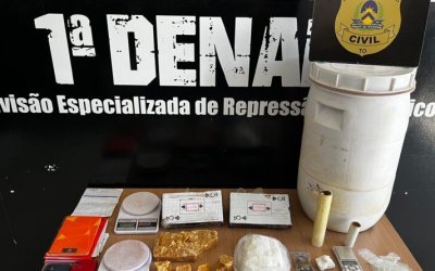 Polícia Civil descobre ?bunker? de facção com drogas escondidas sob piso falso em Palmas; dois são presos