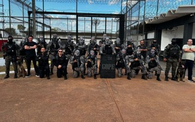 Presídio Barra da Grota recebe megaoperação de combate ao crime organizado