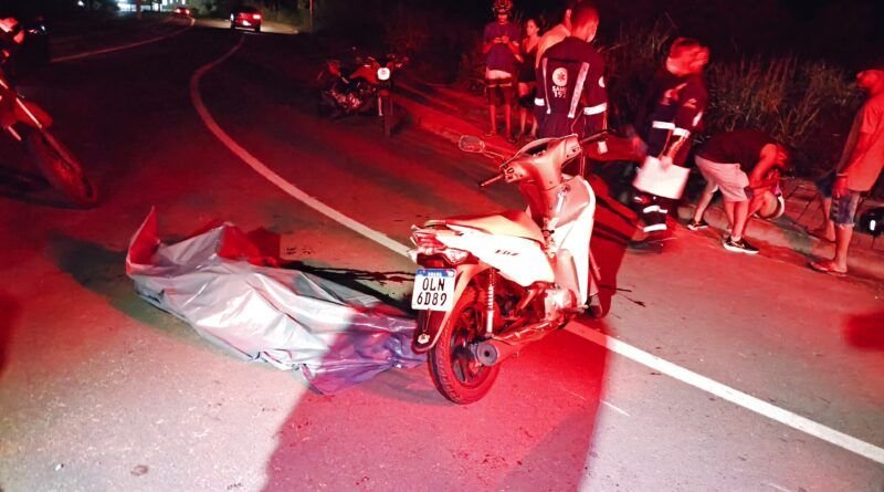 Mulher morre após perder o controle da moto e cair na Avenida Via Norte, em Araguaína