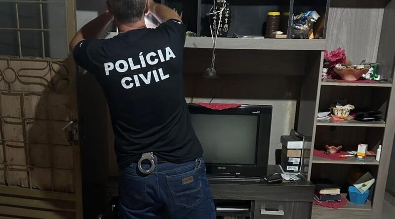Polícia Civil cumpre mandado em Paraíso na Operação Pharos contra crimes de abuso infantil na internet