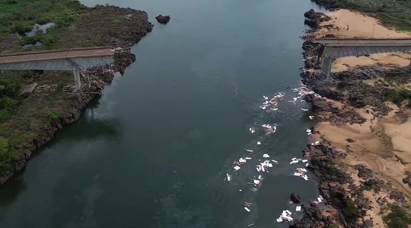 Ponte entre Tocantins e Maranhão é implodida após desabamento; confira o vÃdeo