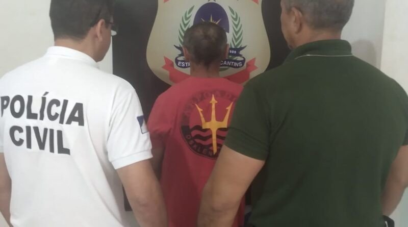 Em Araguaína, Polícia Civil prende homem condenado a 14 anos de prisão por estupro de vulnerável