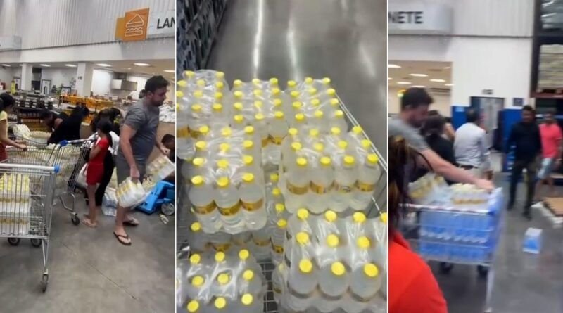 Corrida por água! Suspensão em Imperatriz deixa supermercados lotados e moradores em desespero no MA