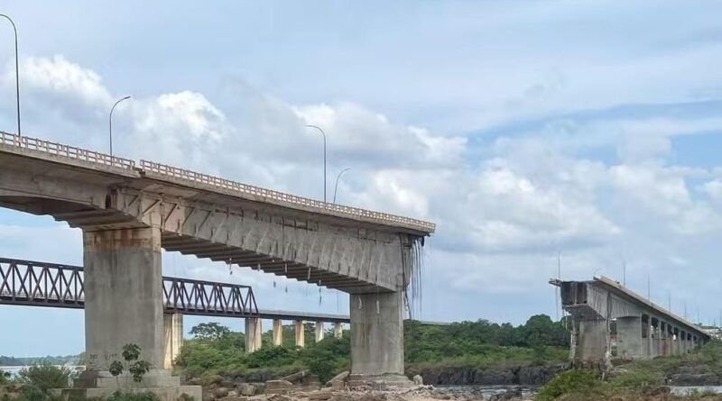 Governo alerta 20 municípios do TO e MA sobre risco químico no Rio Tocantins após colapso de ponte