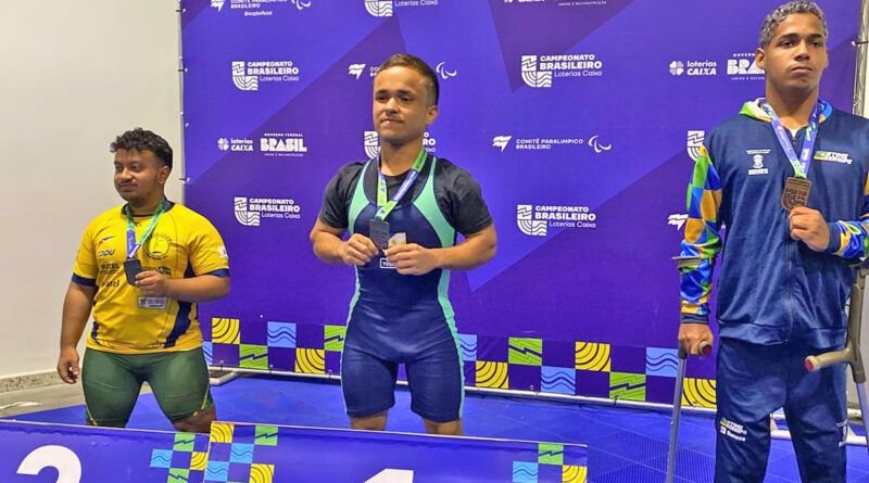 Estudante de Xambioá ganha campeonato de halterofilismo em São Paulo
