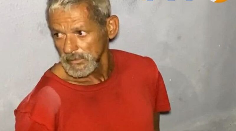 Suspeito de furtar farmácia é detido por funcionários e preso pela Polícia Militar no centro de Araguaína