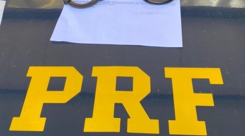 PRF cumpre mandado de prisão por roubo em Araguaína