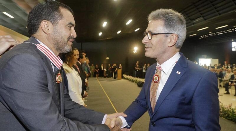 Governador Wanderlei Barbosa recebe Medalha JK do Governo de Minas Gerais por sua contribuição ao país