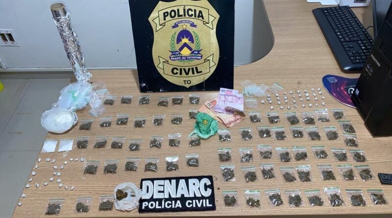 Duas mulheres são presas pela 2ª Denarc por tráfico de drogas em Araguaína