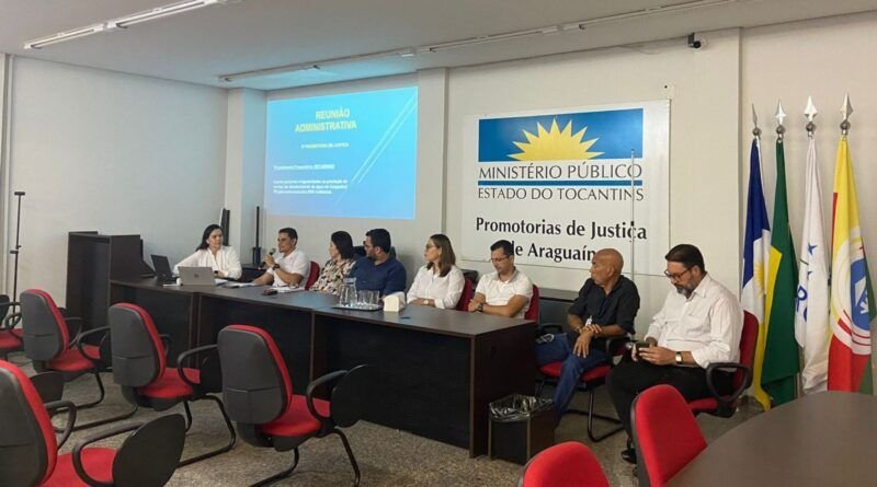 Ministério Público promove reunião de BRK com moradores para buscar soluções para o fornecimento de água em AraguaÃna