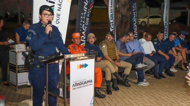 Isabella Arruda assume como primeira mulher no comando da Guarda Municipal de Araguaína