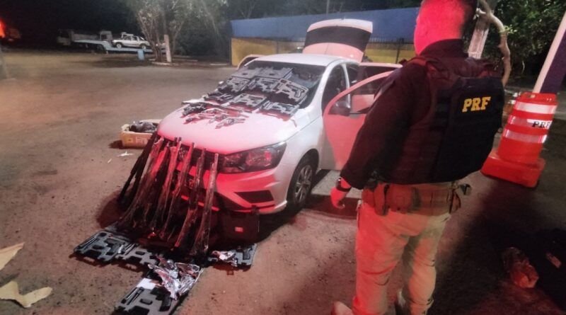 PRF realiza maior apreensão de armas do ano no Tocantins