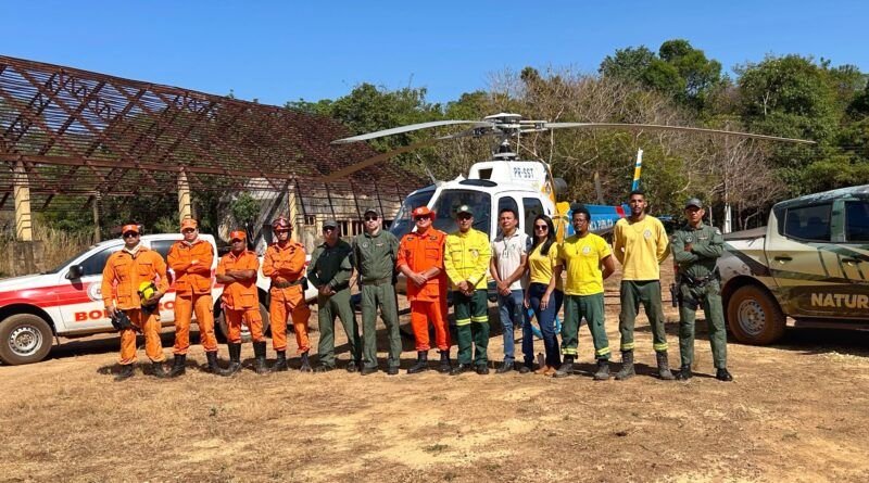 Governo do Tocantins mobiliza força-tarefa para atuar no combate a incêndio florestal no Parque Estadual do Cantão
