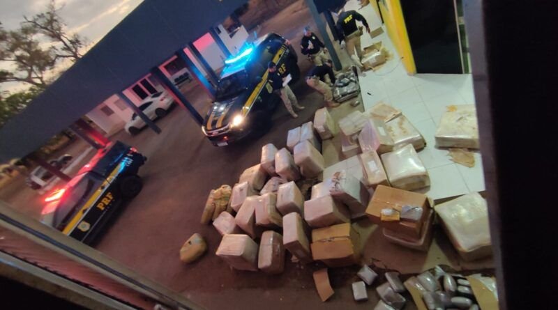 PRF realiza maior apreensão de drogas do ano no Tocantins