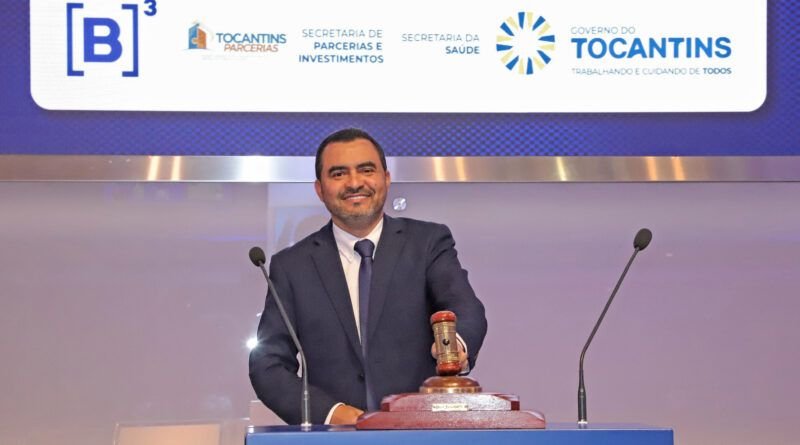 Governador Wanderlei Barbosa bate o martelo na B3, em São Paulo, para construção do Hospital da Mulher e Maternidade Estadual